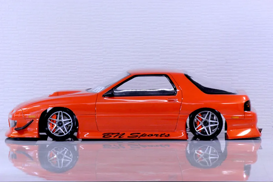 Pandora RC 1/10 Mazda RX-7 FC3S BN Sports Unpainted Body Shell - Clear image 13