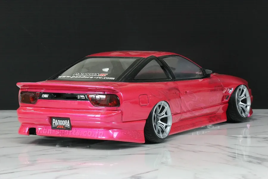 Pandora RC 1/10 Nissan Sil80 BN Sports Unpainted Body Shell - Clear image 3