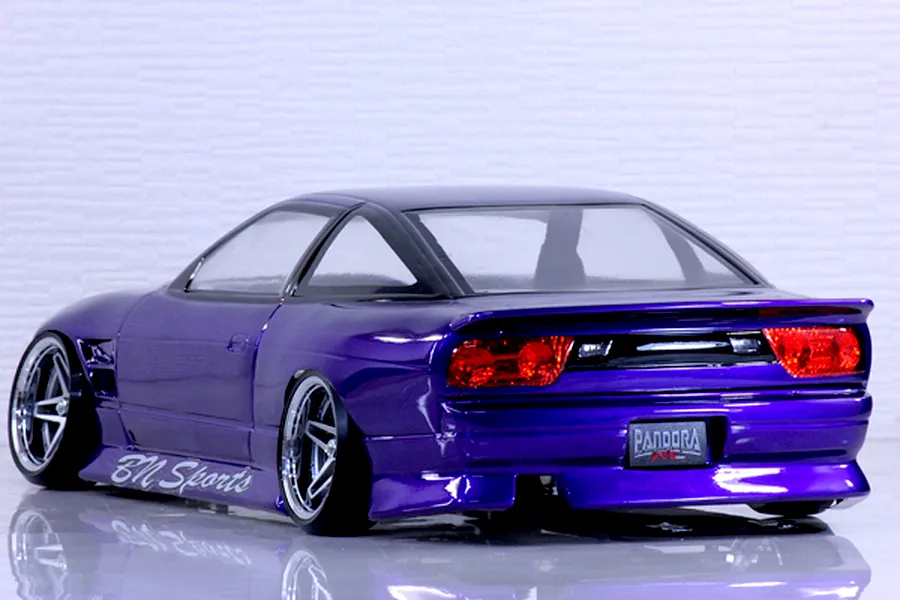 Pandora RC 1/10 Nissan Sil80 BN Sports Unpainted Body Shell - Clear image 15