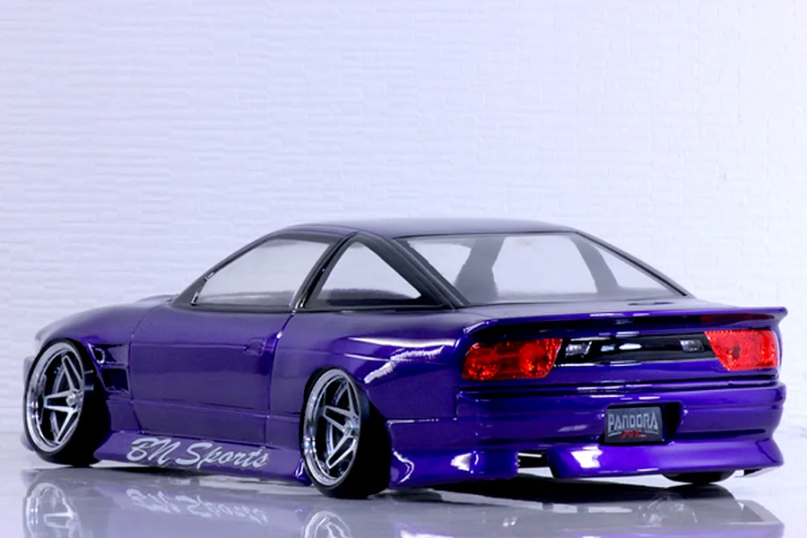 Pandora RC 1/10 Nissan Sil80 BN Sports Unpainted Body Shell - Clear image 16