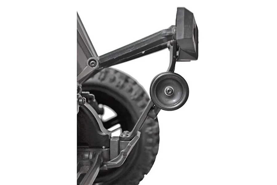 RPM Black Traxxas X-Maxx Low Visibility Wheelie Bar Set image 16573