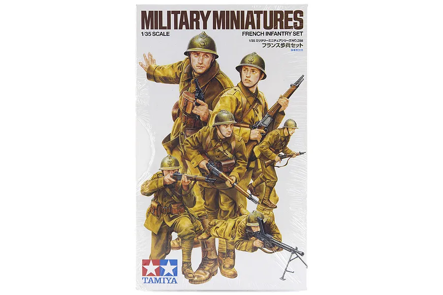 Tamiya 1/35 French Infantry Set Scaled Plastic Model Kit image 16651