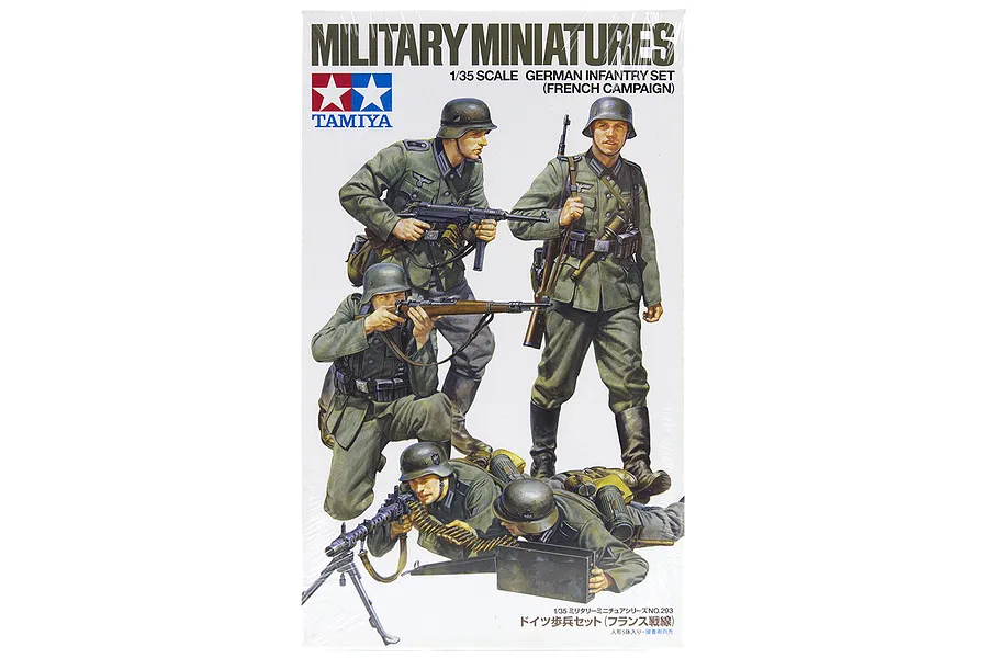 Tamiya 1/35 German Infantry Set (French Campaign) Scaled Plastic Model Kit image 16652