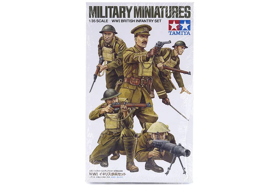 Tamiya 1/35 British WW1 Infantry Set Scaled Plastic Model Kit image 16662