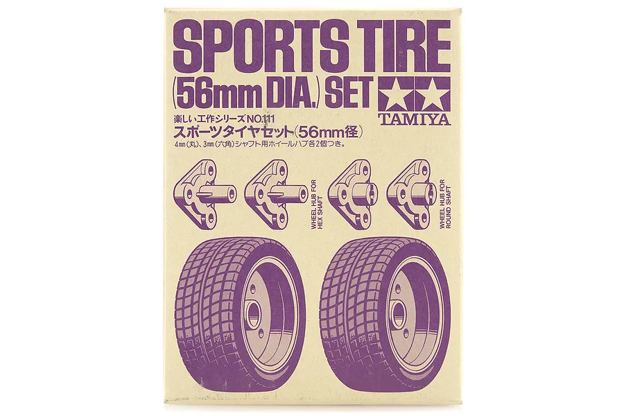 Tamiya Sports Tire Set image 16681