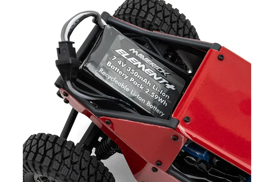 Maverick Scout24 RC Rock Crawler Electric 4WD 1/24 Scale RTR - Blue image 8