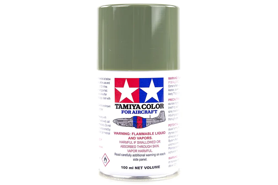 Tamiya AS-14 Olive Green (USAF) Aircraft Series Spray Paint 100ml image 16705