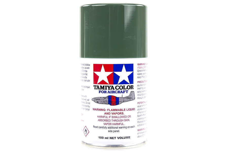 Tamiya AS-17 Dark Green (IJA) Aircraft Series Spray Paint 100ml image 16708