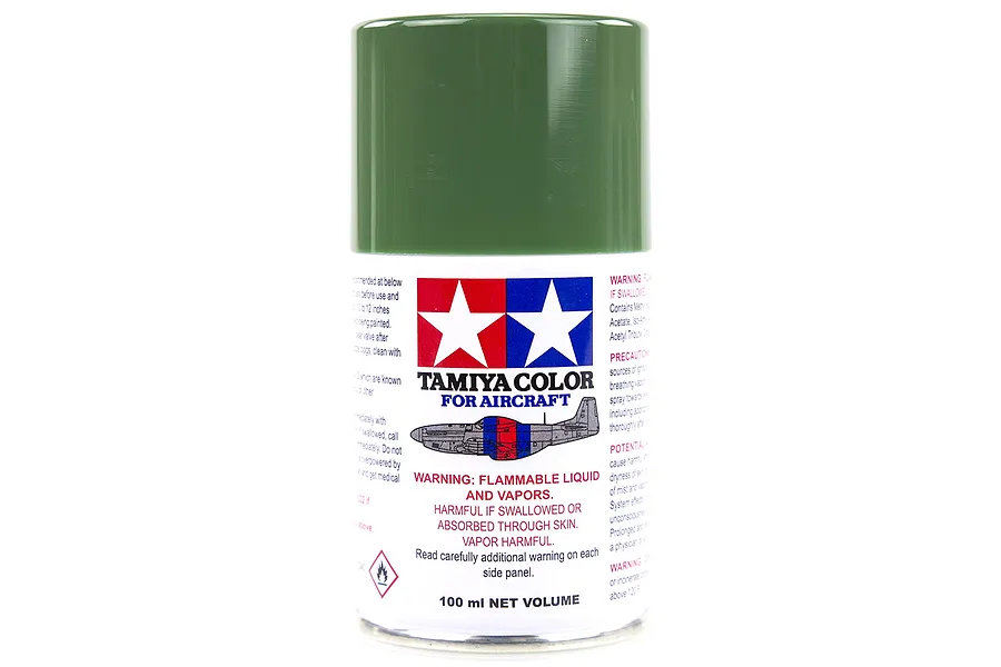 Tamiya AS-23 Light Green (Luftwaffe) Aircraft Series Spray Paint 100ml image 16711