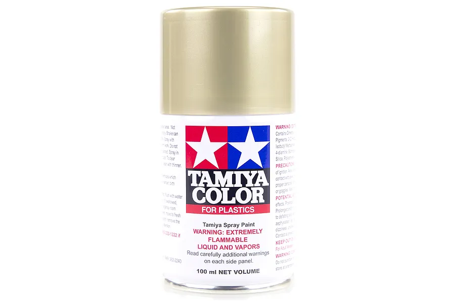Tamiya TS-87 Titanium Gold Lacquer Spray Paint 100ml image 16721