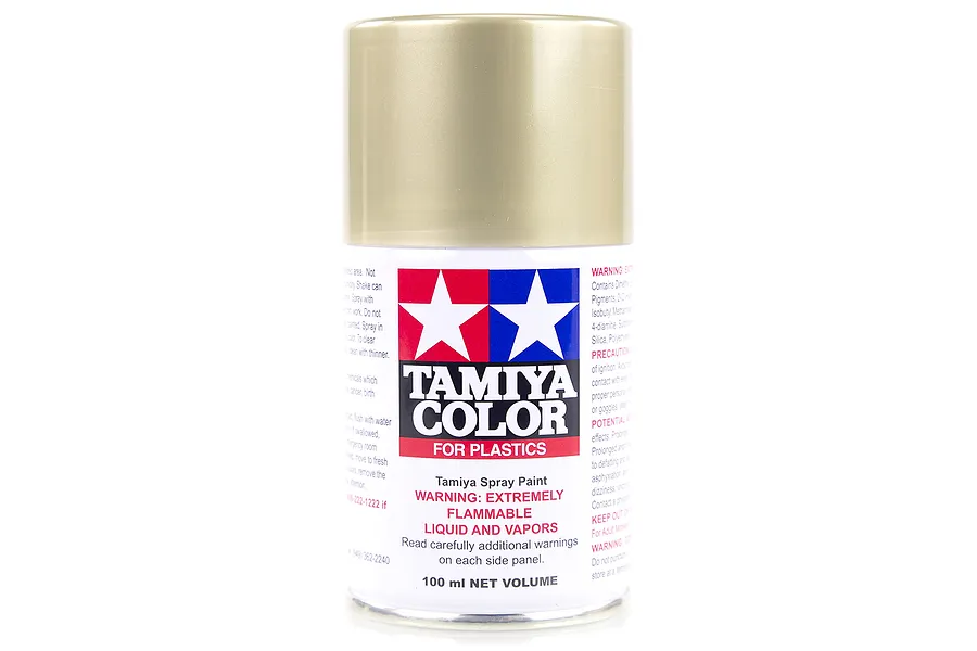 Tamiya TS-84 Metallic Gold Lacquer Spray Paint 100ml image 16730
