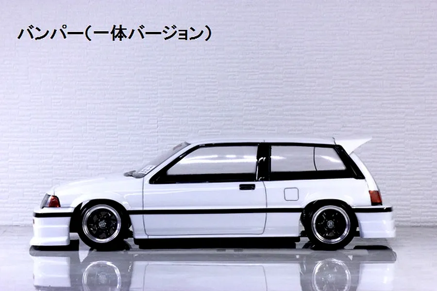 Pandora RC 1/10 Honda Civic Si (Wonder Civic) Unpainted Body Shell - Clear image 16