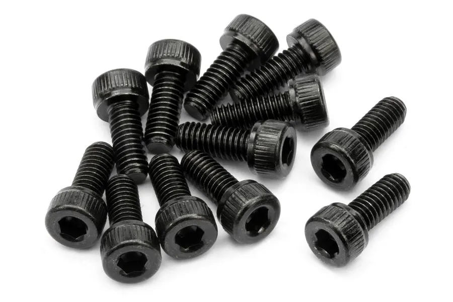 HPI 4x10mm Fine Thread Cap Head Screws 10Pcs image 16762