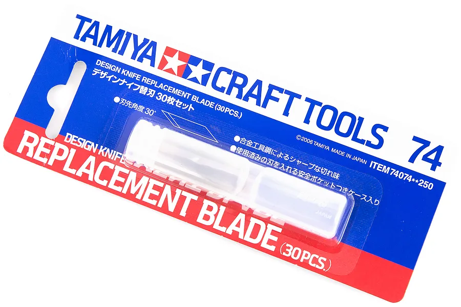 Tamiya Craft Design Knife Replacement Blades 30Pcs image 16825