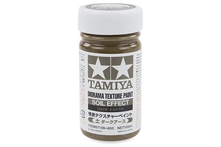 Tamiya Dark Earth Soil Effect Diorama Texture Paint 100ml image 16836