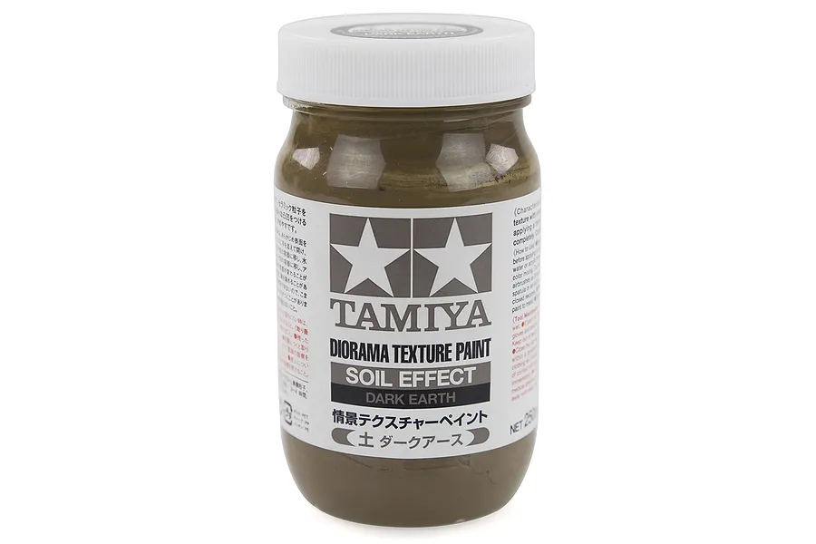 Tamiya Dark Earth Soil Effect Diorama Texture Paint 250ml image 16837