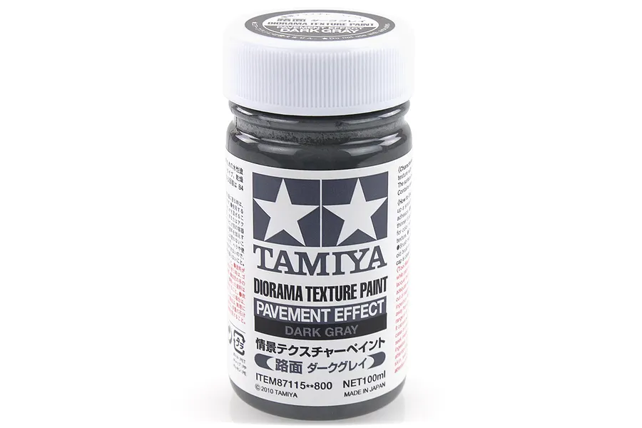 Tamiya Dark Grey Pavement Effect Diorama Texture Paint 100ml image 16838