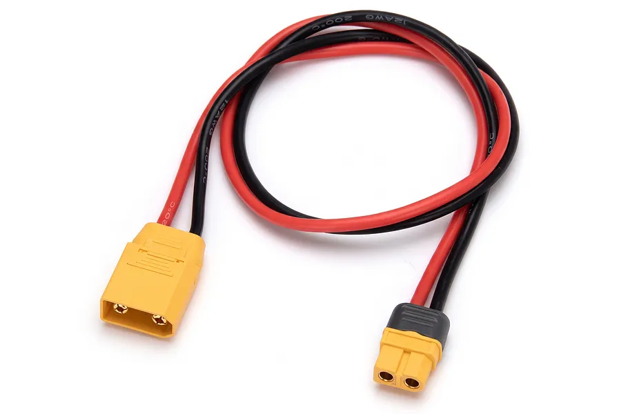 Hobbies Direct Female XT60 to Male XT90 Charging Lead - 14AWG image 1