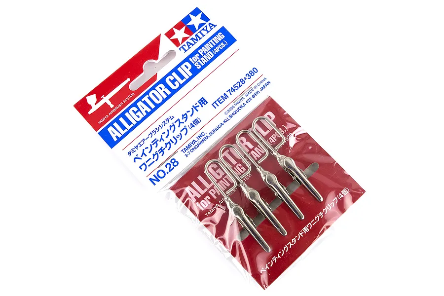 Tamiya Modelers Alligator Clip For Painting Stand 4Pcs image 16860