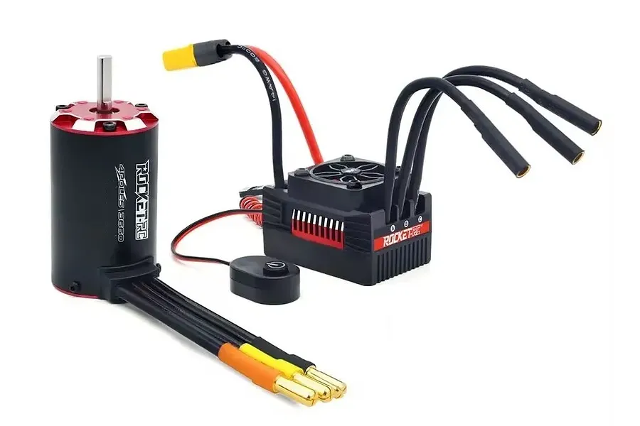 Surpass Rocket V2 Supersonic Waterproof 60A ESC and 3650 4250Kv Brushless Motor Combo image 1