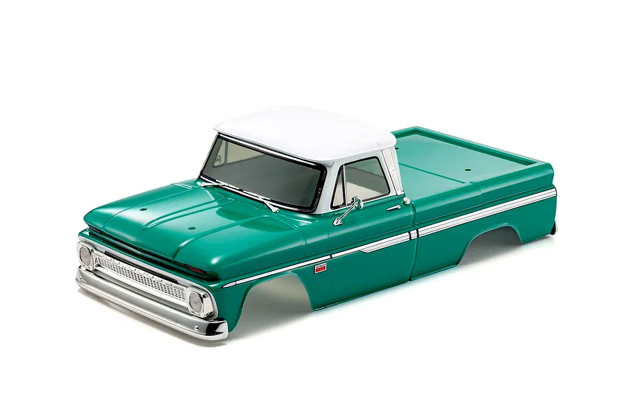 Kyosho 1/10 1966 Chevrolet C10 Fleetside Painted Body Shell - Light Green image 1