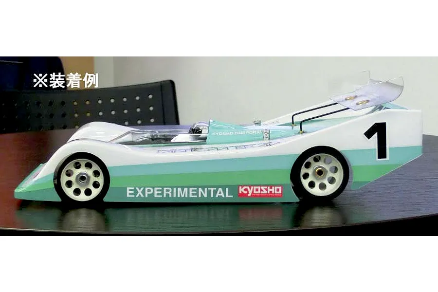 Kyosho 1/12 Front and Rear Foam Tyres with White Rims 4Pcs image 2