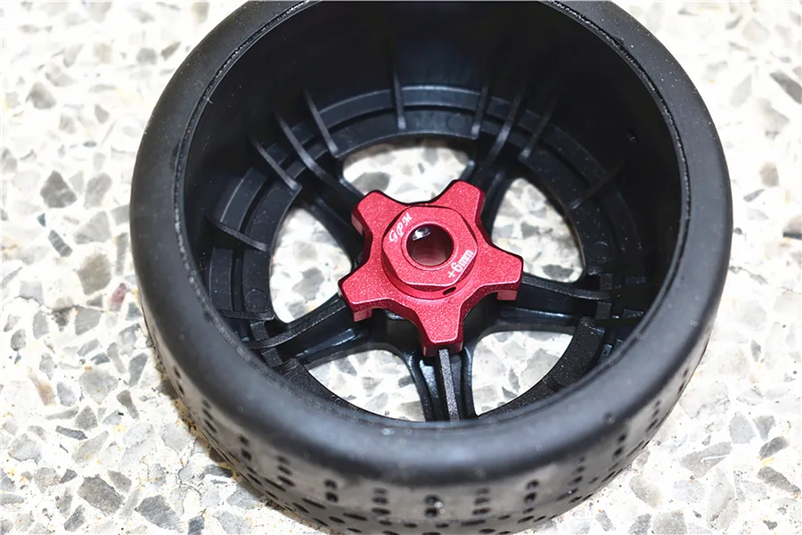 GPM Aluminium 17mm Wheel Hex +6mm 4Pcs - Orange image 4