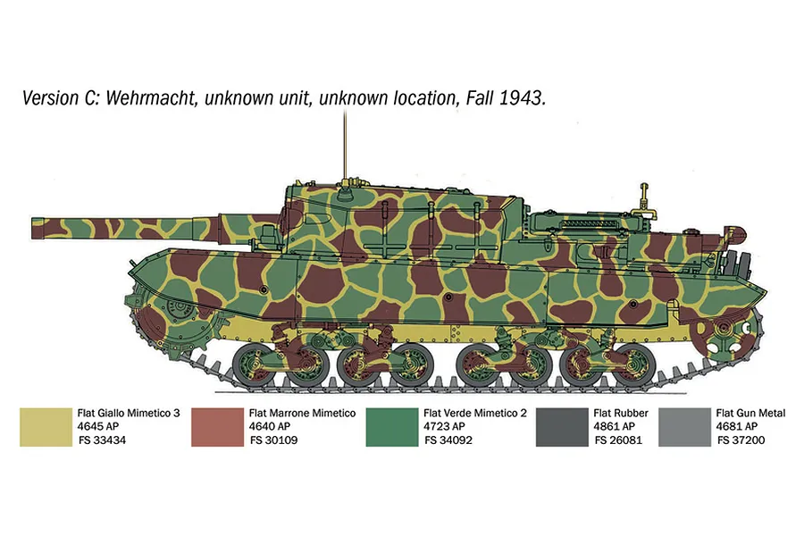 Italeri 1/35 Semovente M43 Bassotto Tank Scaled Plastic Model Kit image 4