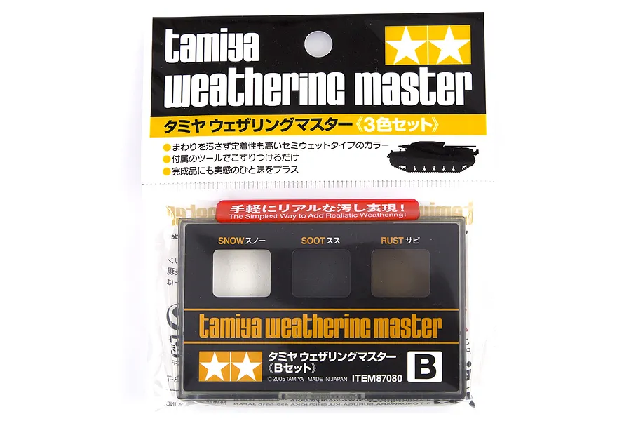 Tamiya Snow/Soot/Rust Weathering Master Set B image 16903