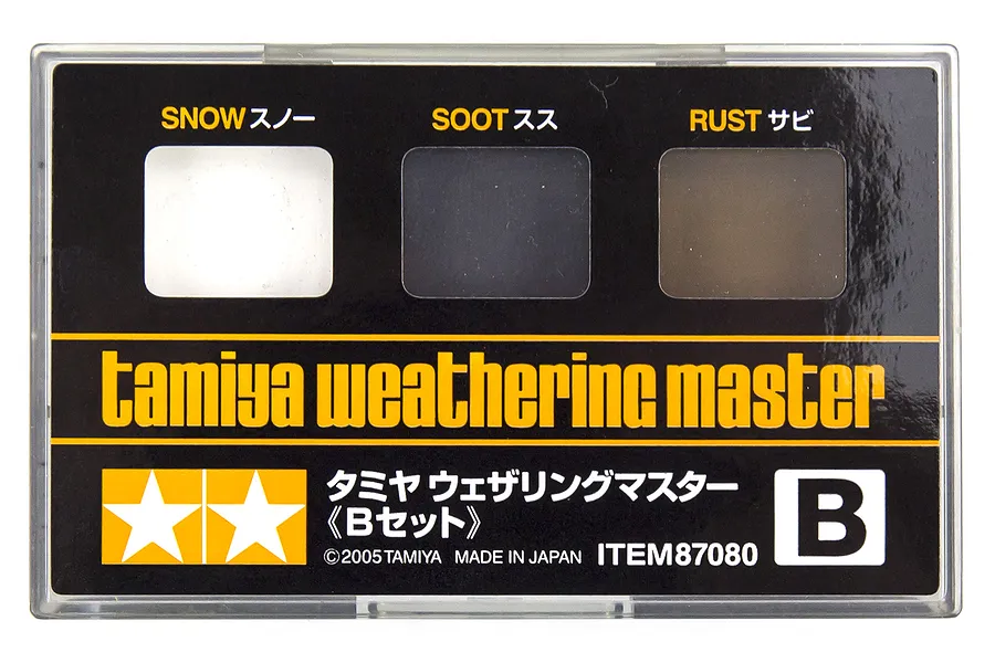 Tamiya Snow/Soot/Rust Weathering Master Set B image 16904