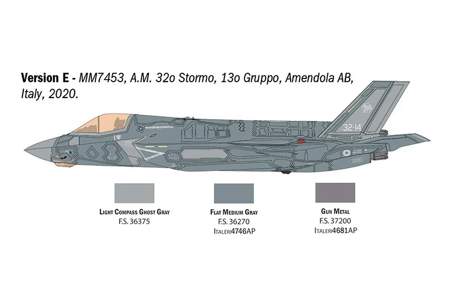 Italeri 1/48 F-35B Lightning II Fighter Scaled Plastic Model Kit image 7