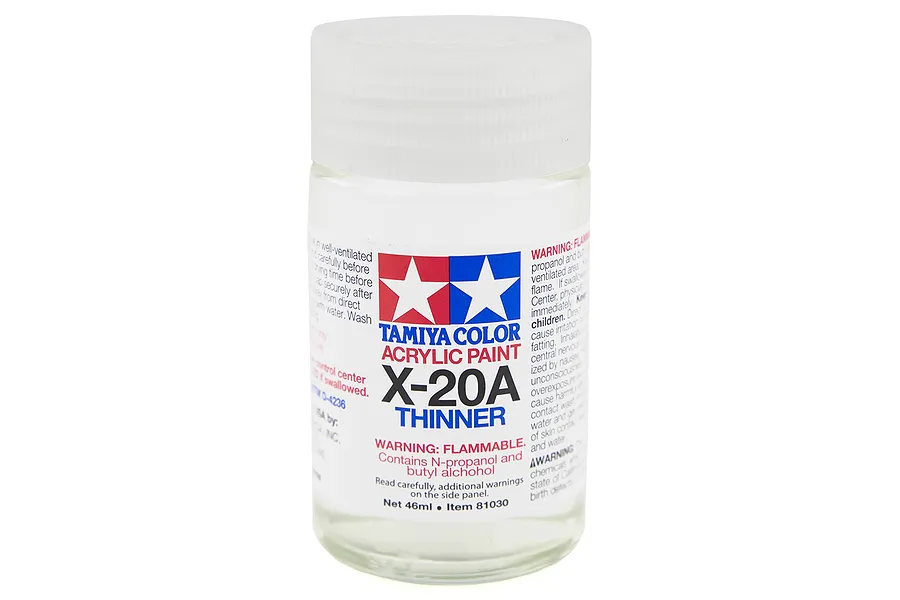 Tamiya X-20A Acrylic Paint Thinner 46ml image 16913