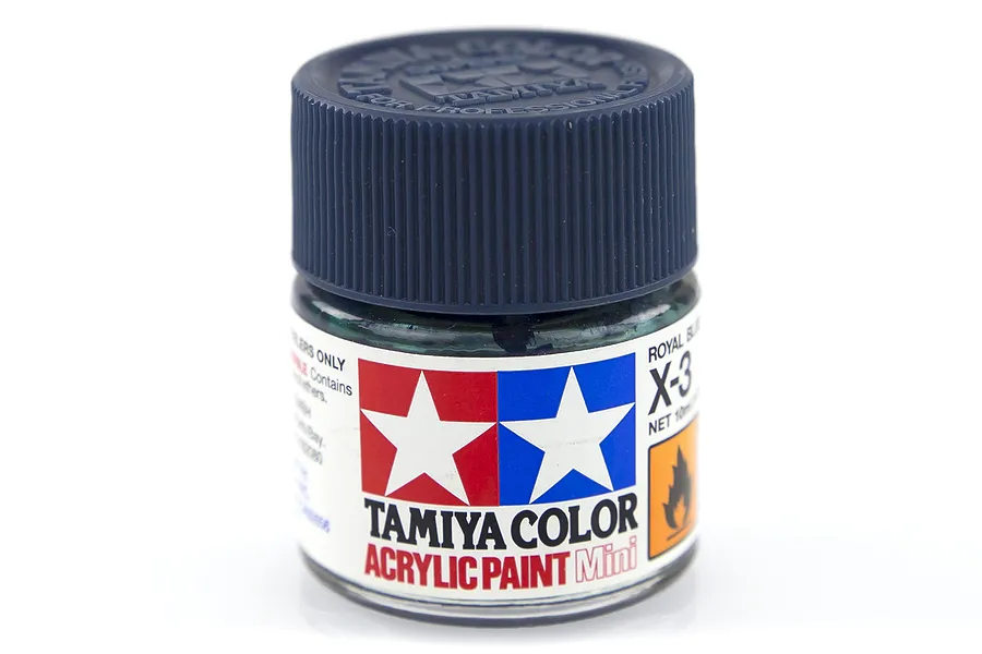 Tamiya X-3 Royal Blue Acrylic Paint 10ml image 16916