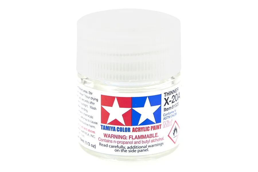 Tamiya X-20A Acrylic Paint Thinner 10ml image 16923