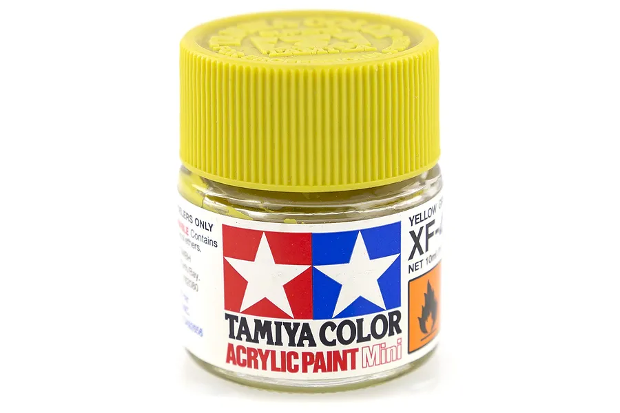Tamiya XF-4 Yellow Green Flat Acrylic Paint 10ml image 16928