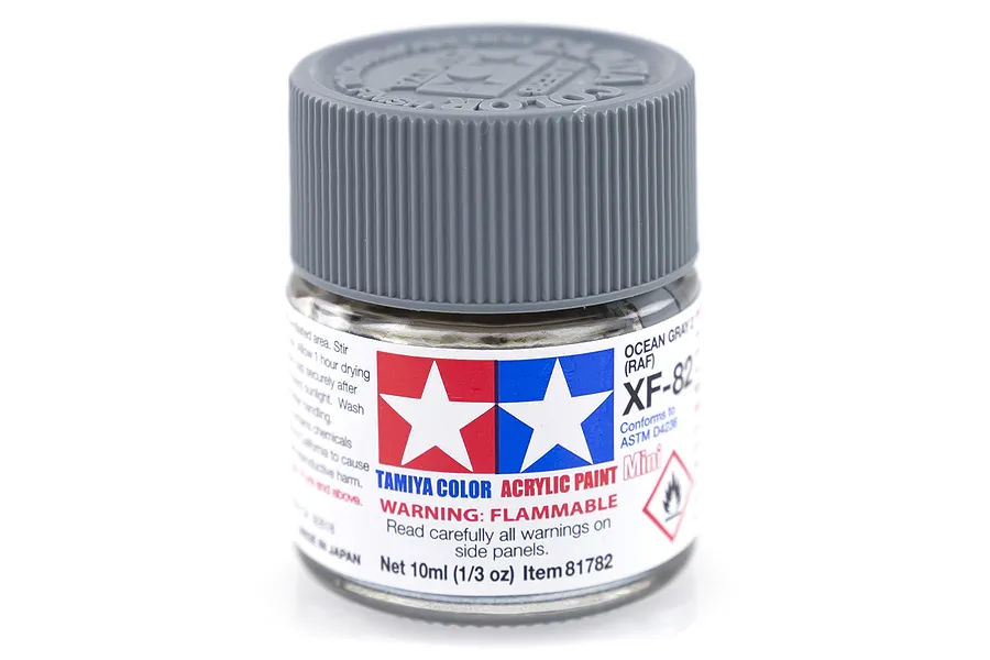 Tamiya XF-82 Ocean Grey 2 (RAF) Flat Acrylic Paint 10ml image 16933