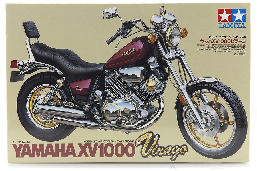 Tamiya 1/12 Yamaha Virago XV1000 Motorcycle Plastic Model Kit image 16942