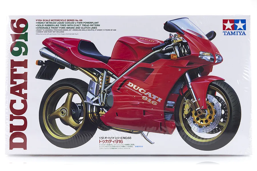 Tamiya 1/12 Ducati 916 Motorcycle Plastic Model Kit image 16946