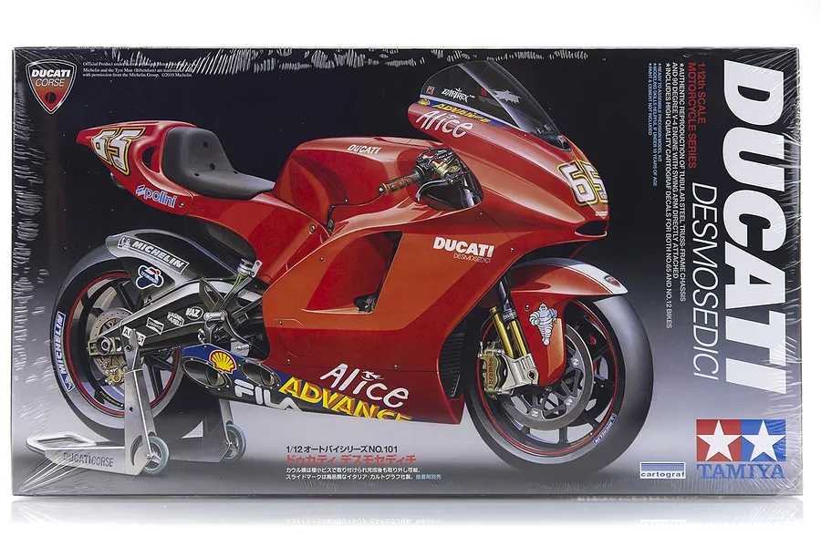 Tamiya 1/12 Ducati Desmosedici Motorcycle Bike Plastic Model Kit image 16957
