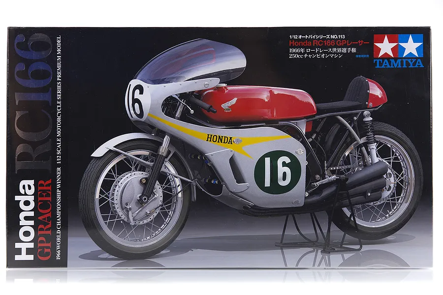 Tamiya 1/12 Honda RC166 GP Racer Motorcycle Plastic Model Kit image 16961