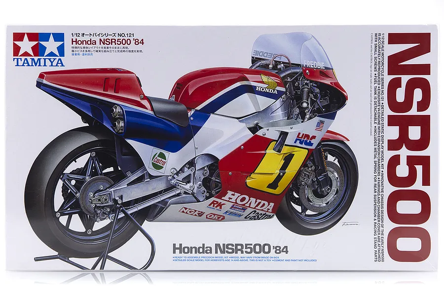 Tamiya 1/12 Honda NSR500 84 Motorcycle Plastic Model Kit image 16964