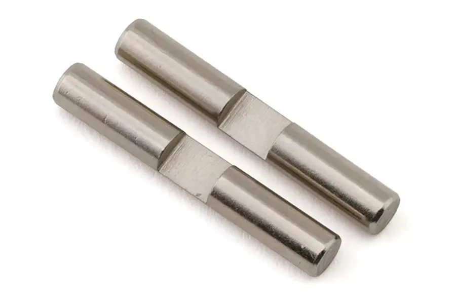 Two metallic Maverick differential cross shafts shown against a clean white background in a studio setting.