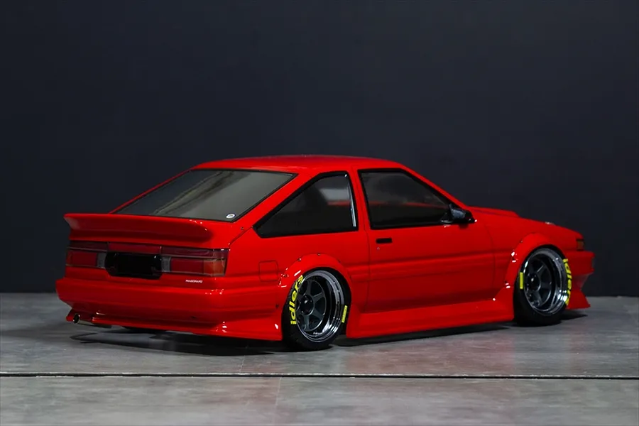 Pandora 1/10 Toyota AE86 Trueno 3DR Tec Arts Unpainted Body Shell - Clear image 2