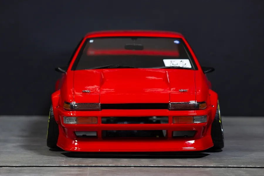 Pandora 1/10 Toyota AE86 Trueno 3DR Tec Arts Unpainted Body Shell - Clear image 3