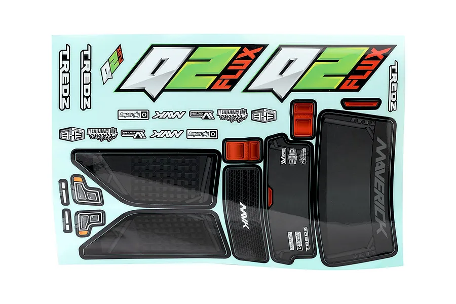 Maverick 1/10 Quantum2 MT Painted Body Shell - Green image 2