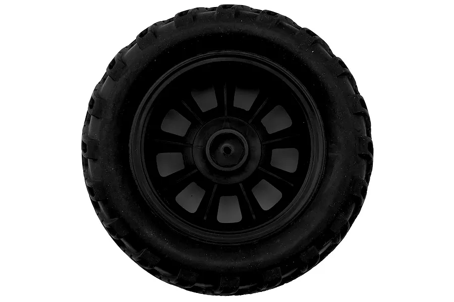 Maverick 1/10 Phantom XT Tyres on Black Rims 2Pcs - Glued Wheels image 2