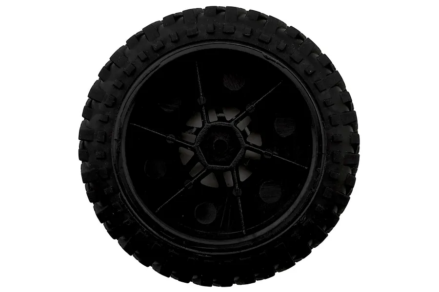 Maverick Doha Wheels on 12 Spoke Red Rims 2Pcs - Glued Wheels image 2