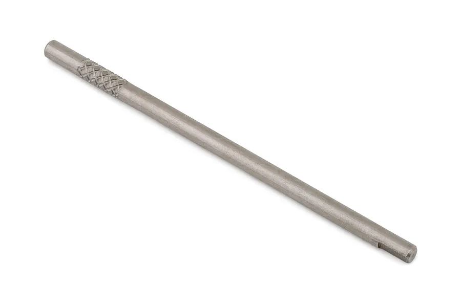 UDI RC aluminium main driveshaft spare part shown against a plain white background.