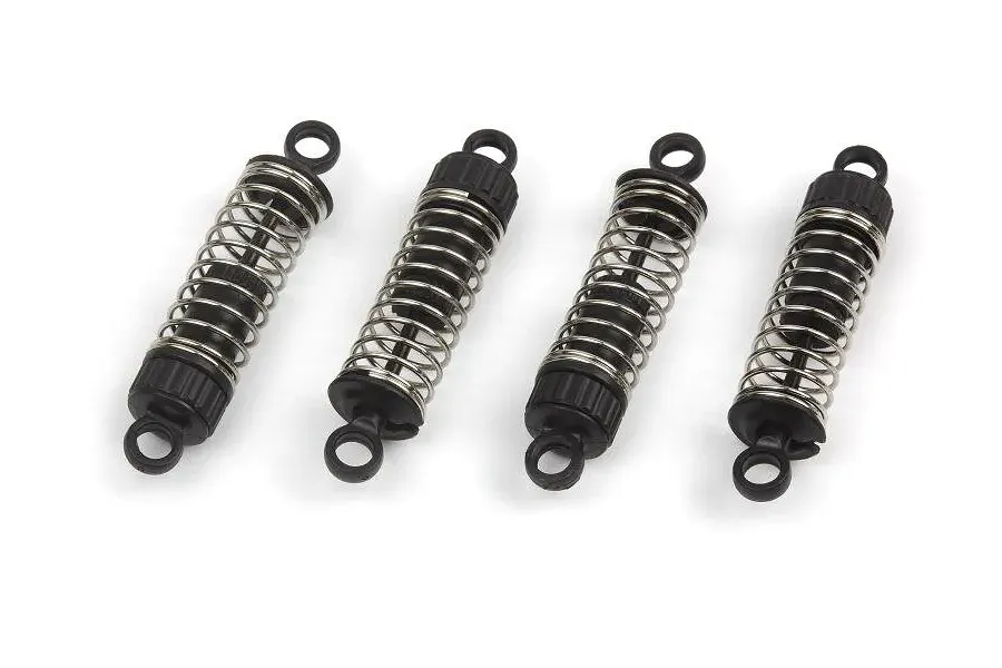 BlackZon Complete Shock Absorber Set 4Pcs displayed against a clean white background.