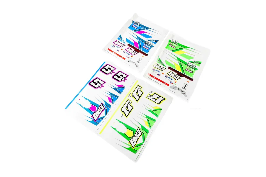 Losi Decal Graphics Set - Blue/Green image 1